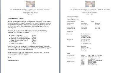 A wedding template I LOVE