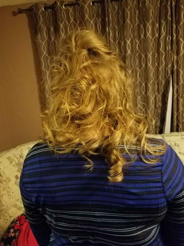  Hair Down? If so, how? - 1