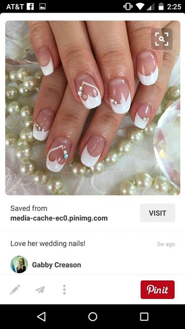 Wedding Day Nails
