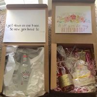 Bridesmaids proposal boxes