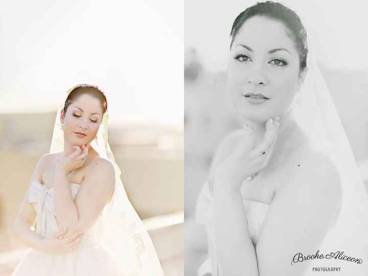 BAM! Traditional Latino wedding with a non-traditional colored dress!