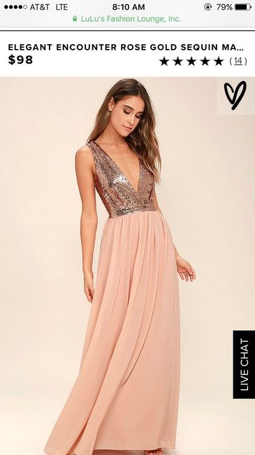 2 Toned BM dress