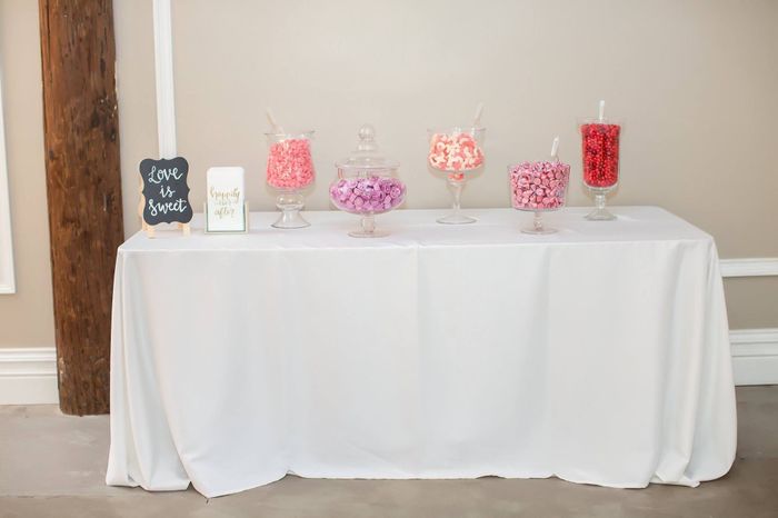 Is anyone doing a candy buffet?