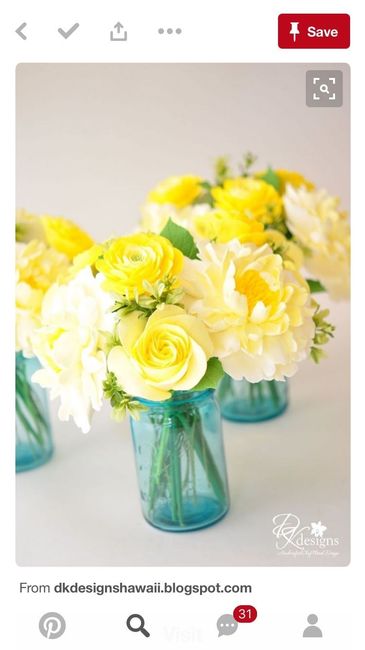 Diy centerpieces.  Need opinions.