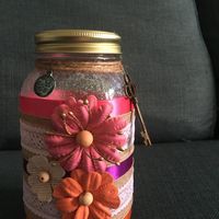 Fairy lights and mason jar flower vases - 3
