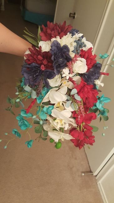 diy bridal bouquet attempt - 1