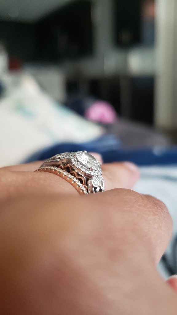 Moissanite or Diamond Ring Engagement Ring? - 1