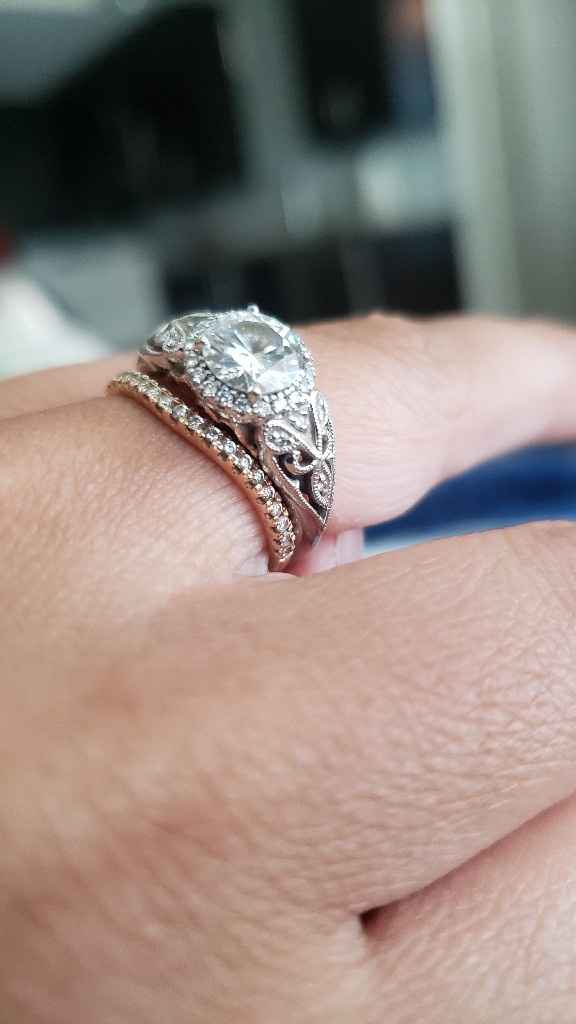 Moissanite or Diamond Ring Engagement Ring? - 2