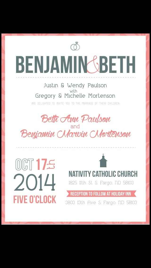 Wedding Invitations (PICS)