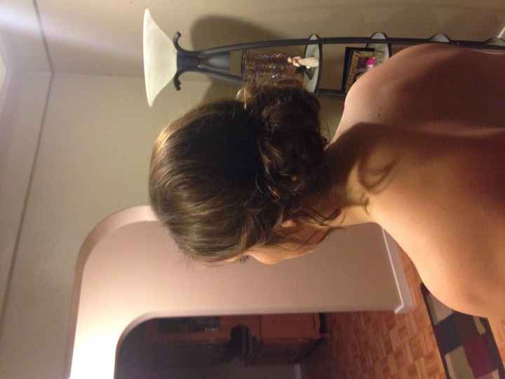 Hair and makeup trial complete! (Pics)