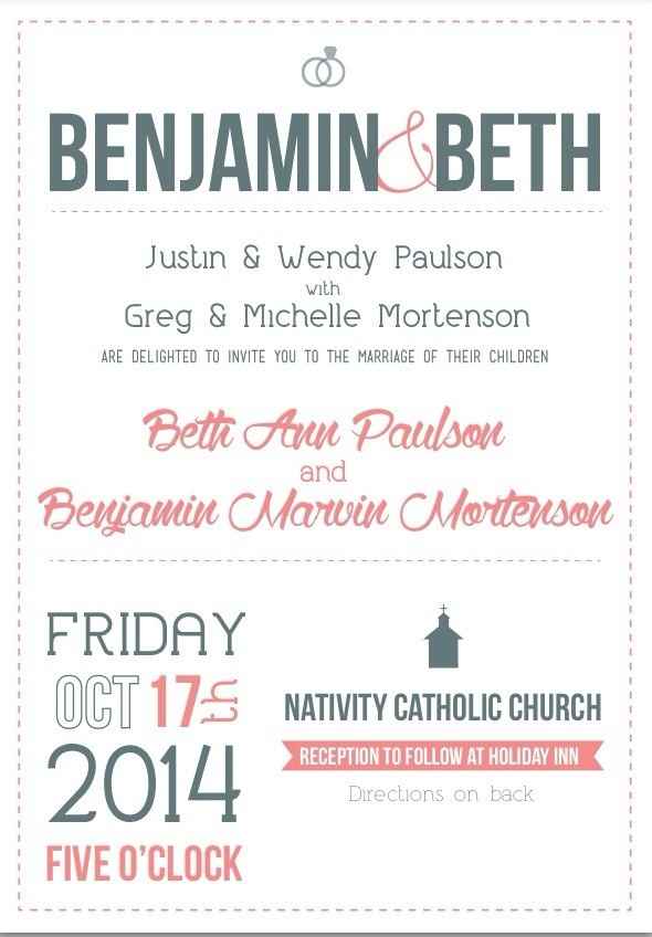 Final draft of invite- need your help!