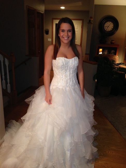 I rang the Bell and Said yes to the dress!! Lets see some of your dresses!!