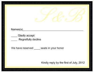 RSVP rough draft- opinions please