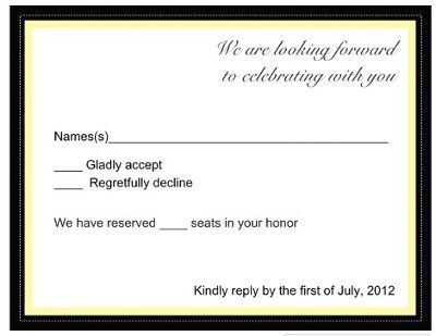 RSVP rough draft- opinions please