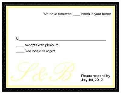 RSVP rough draft- opinions please