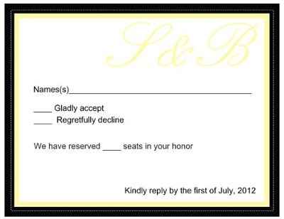 RSVP rough draft- opinions please