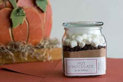 Winter wedding place card ideas