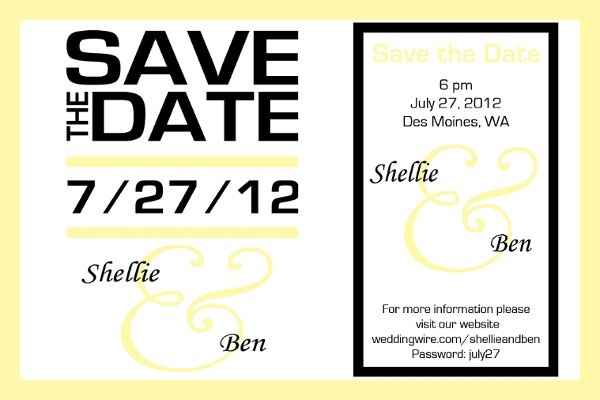 save the date magnets