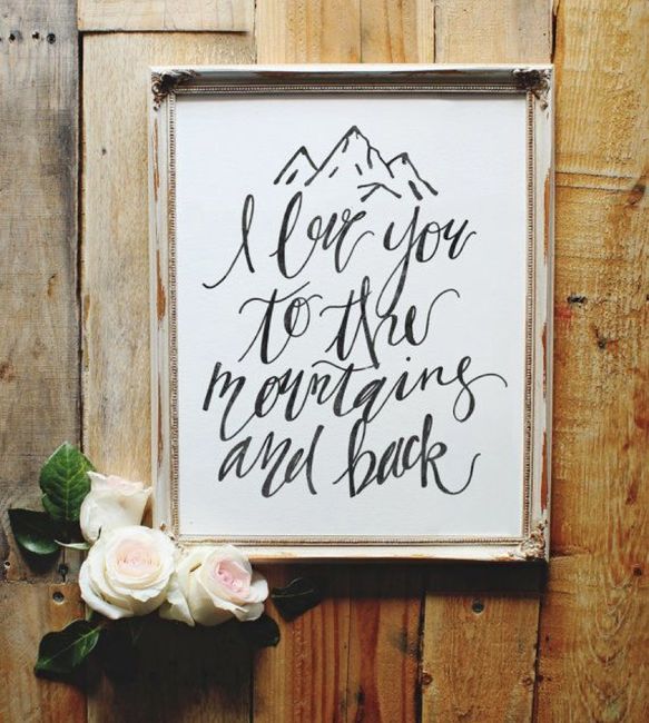 Need Mountain themed wedding decor ideas 3