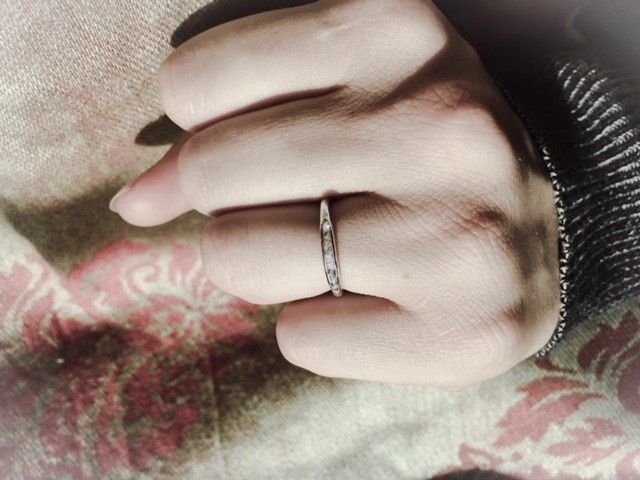 my raw opal ring