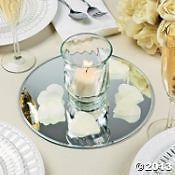 How did you make really nice, yet extremely inexpensive centerpieces? Did you rent?