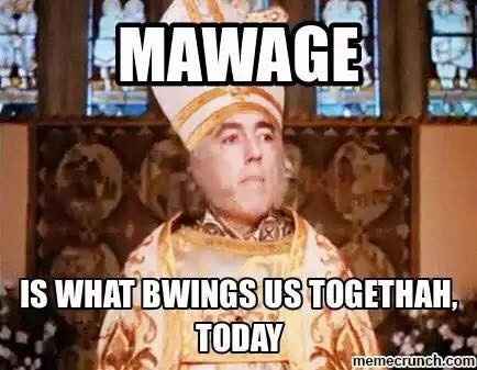 OKD you're getting MARRIED tomorrow!