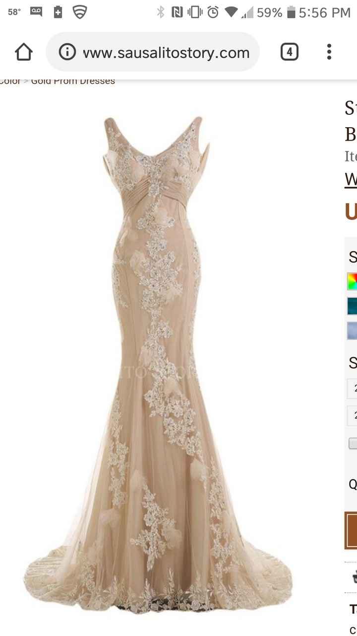 Vow Renewal Dress - 1
