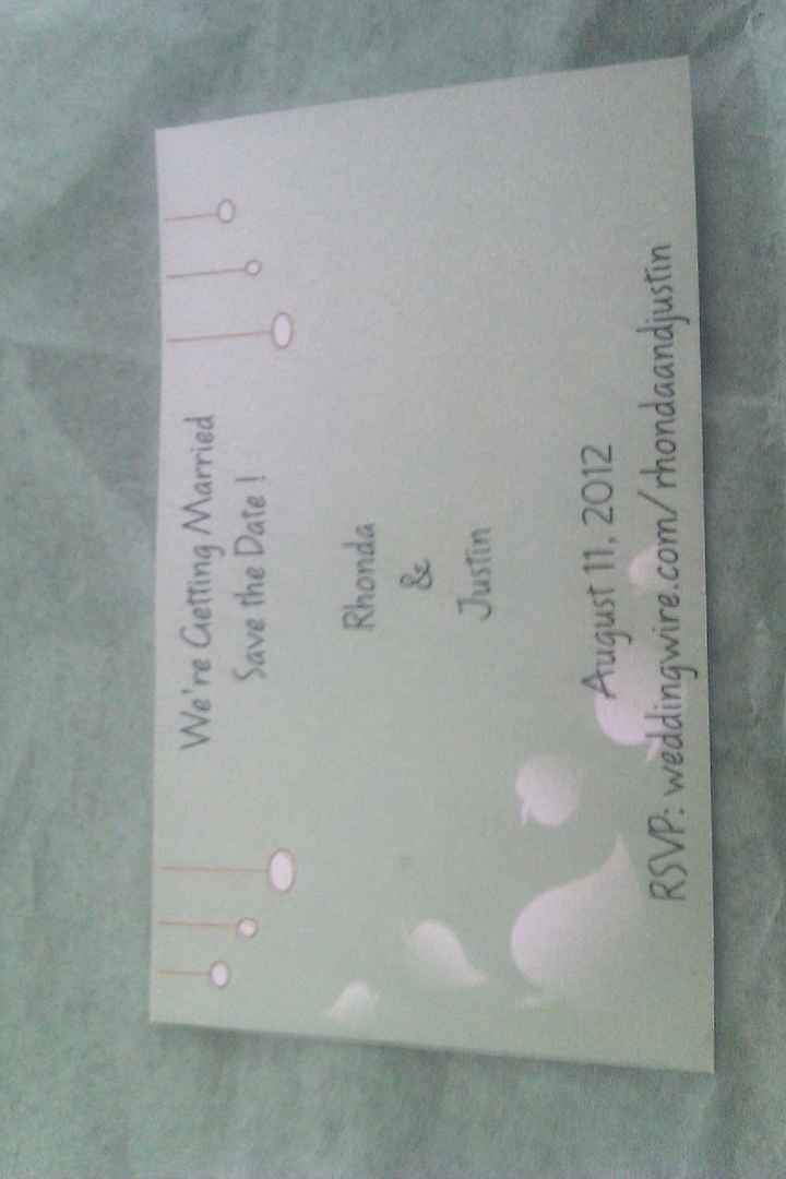 DIY save the date envelop