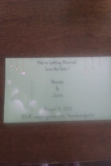 DIY save the date envelop