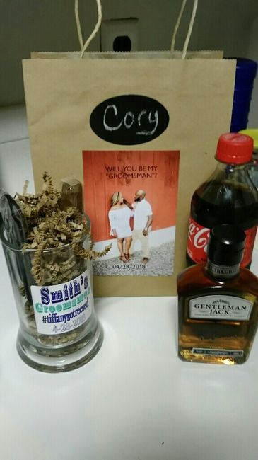 FH and I finally sent bridal party proposal's!!