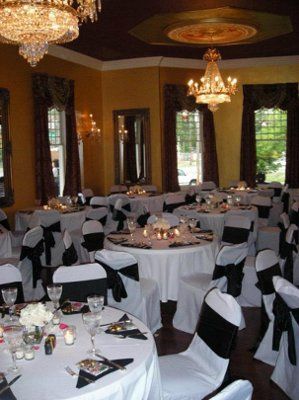 Wedding Decor Color Options. Black or White?!