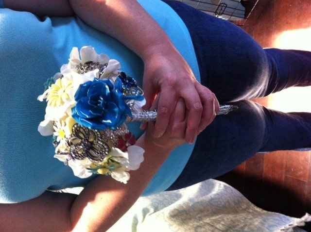 Finished 1 BM Brooch Bouquet. Need opinions!!!! Updated question :-)