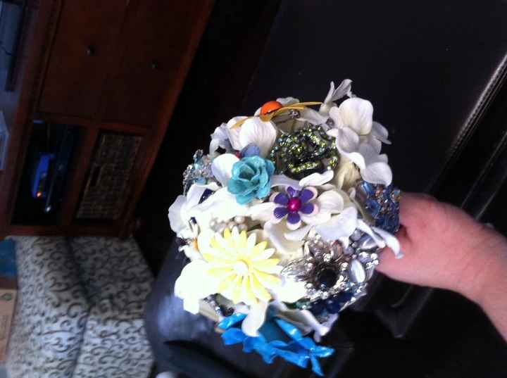 Finished 1 BM Brooch Bouquet. Need opinions!!!! Updated question :-)