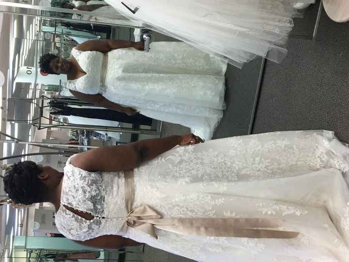 Well I went dress shopping today .......