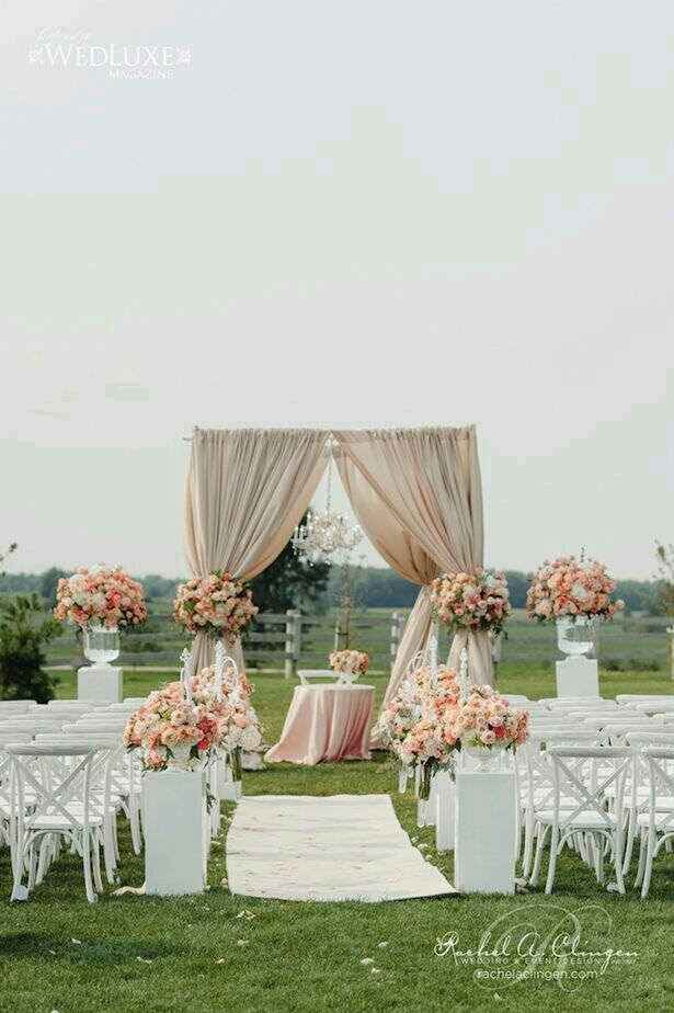 Ceremony backdrop inspo