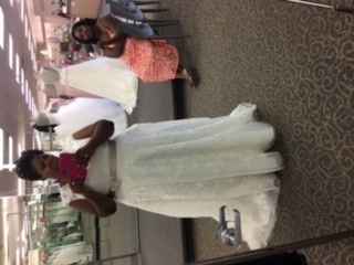 Well I went dress shopping today .......