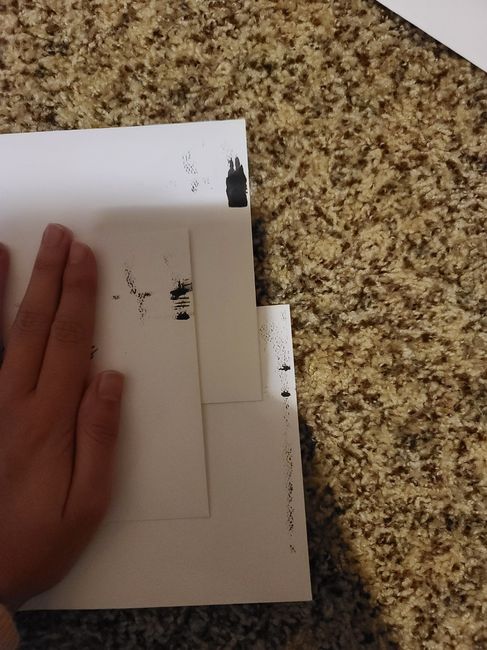 Ink Smuding on Side of Envelope 1