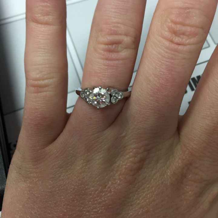 Lets see those beautiful engagement rings