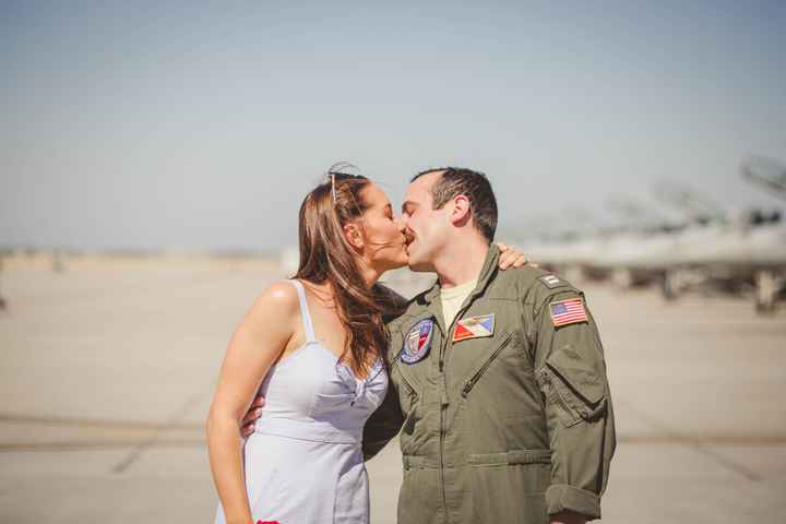 *Update with more pro pics* KWR: My FI is home! Military homecoming. Pic heavy