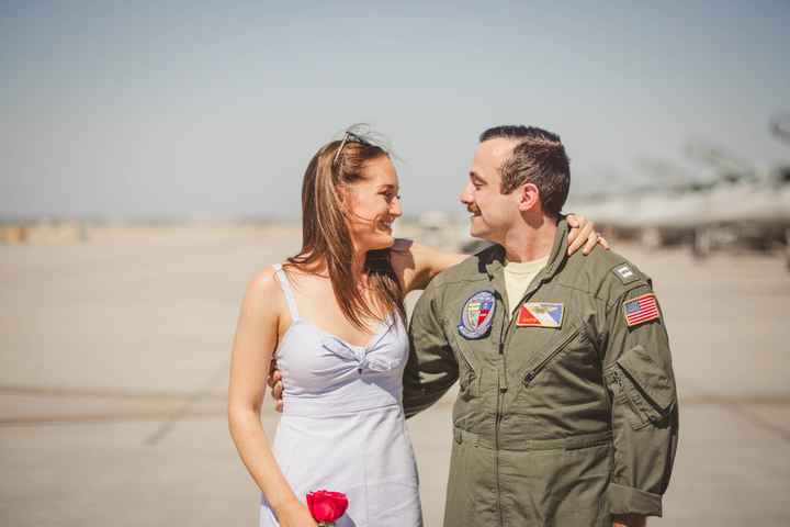 *Update with more pro pics* KWR: My FI is home! Military homecoming. Pic heavy