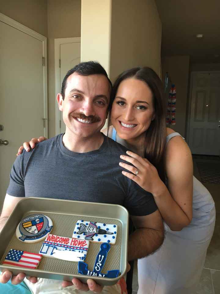*Update with more pro pics* KWR: My FI is home! Military homecoming. Pic heavy