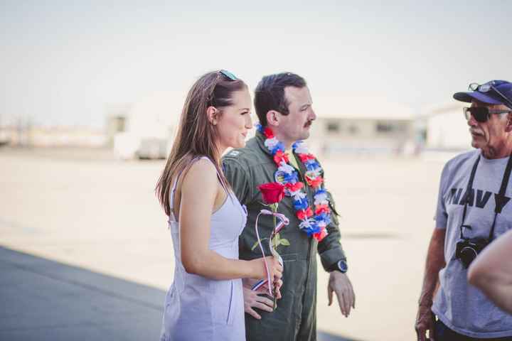 *Update with more pro pics* KWR: My FI is home! Military homecoming. Pic heavy