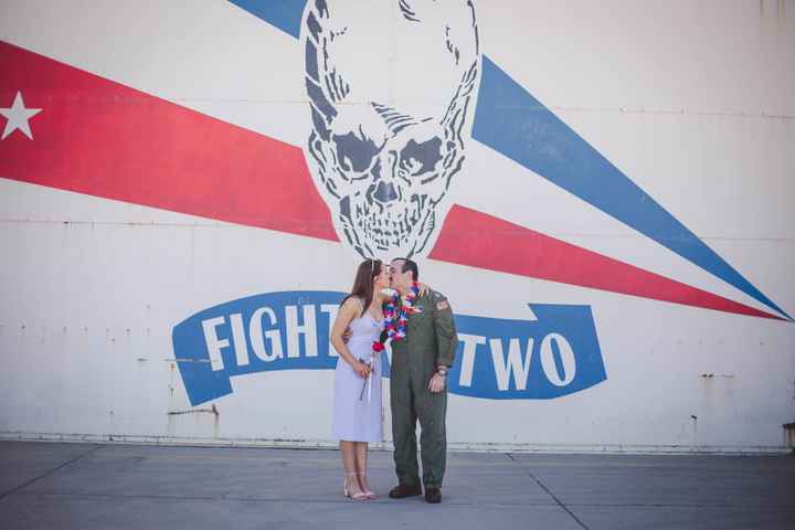 *Update with more pro pics* KWR: My FI is home! Military homecoming. Pic heavy