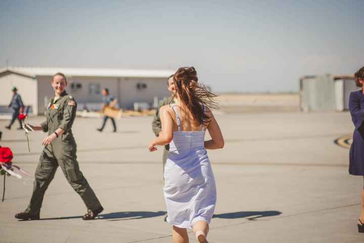*Update with more pro pics* KWR: My FI is home! Military homecoming. Pic heavy