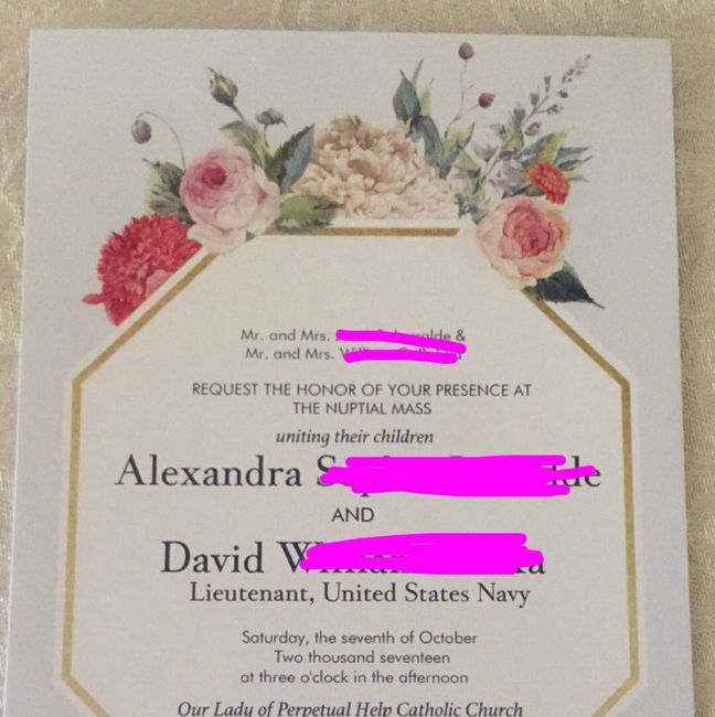 Wedding invites?
