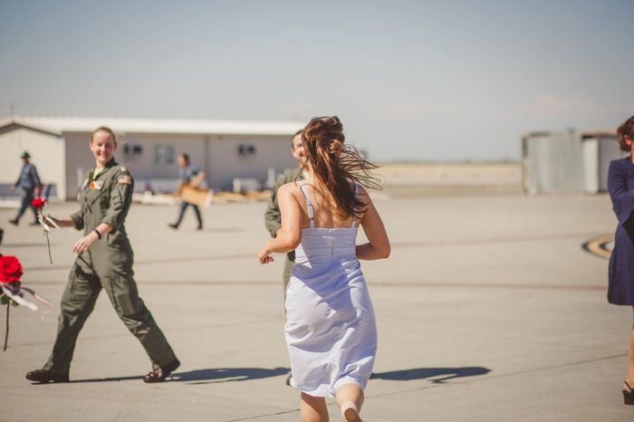 *Update with more pro pics* KWR: My FI is home! Military homecoming. Pic heavy