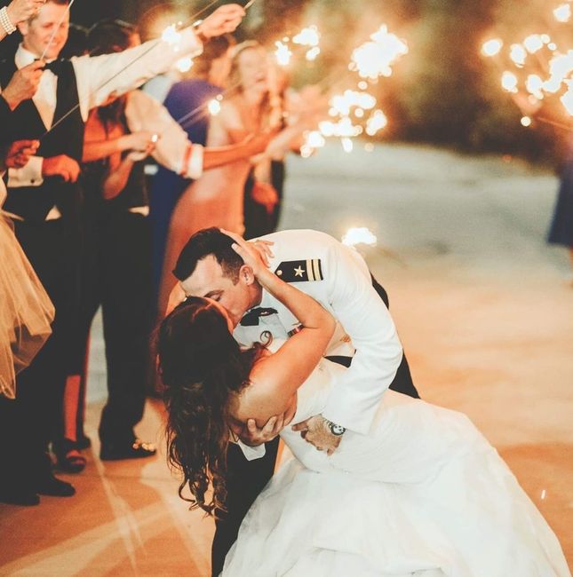 Pro pic sneak peak- Sparkler exit!
