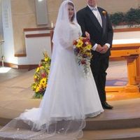 If you are wearing a cathedral veil are you changing later?