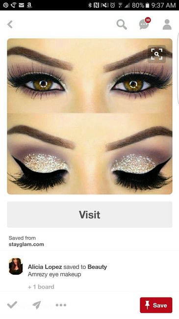 I finally found my makeup trial inspiration. Show me your makeup inspiration pics.