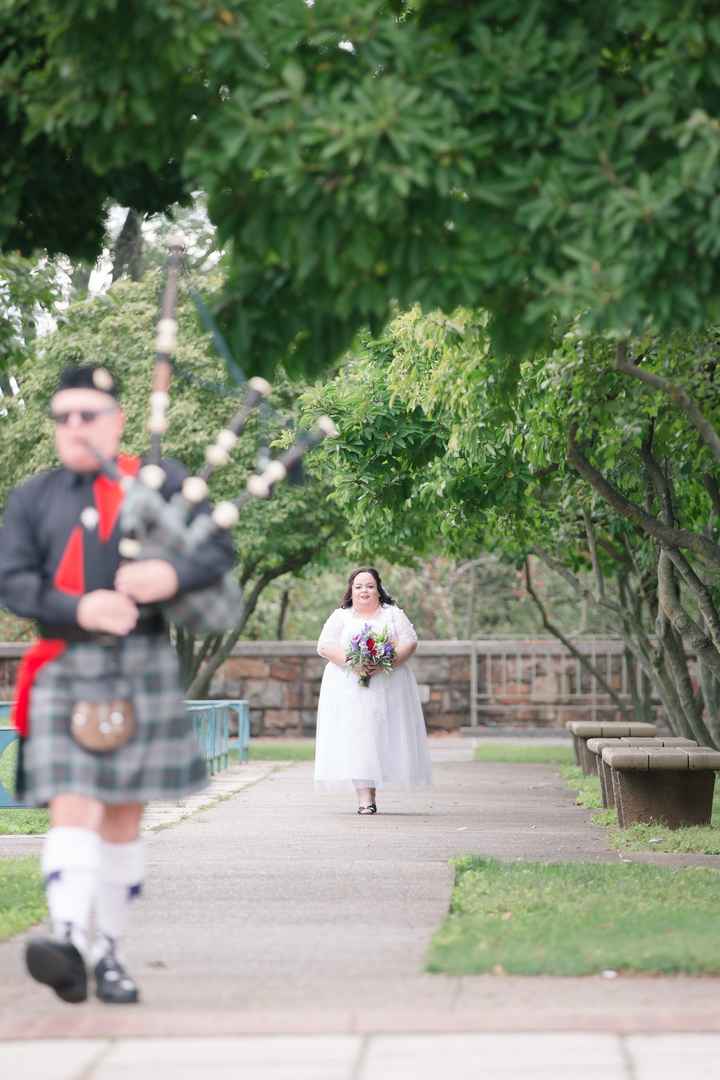 Walking down the aisle